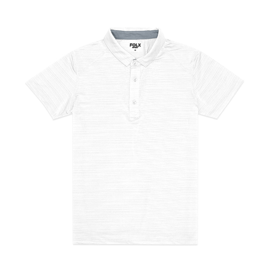 FOLX Contasting Collar Sporty Polo Shirt