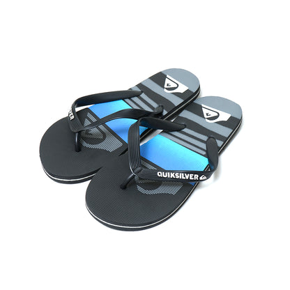 QKSV Blue Sky Grey Pattern Flip Flops