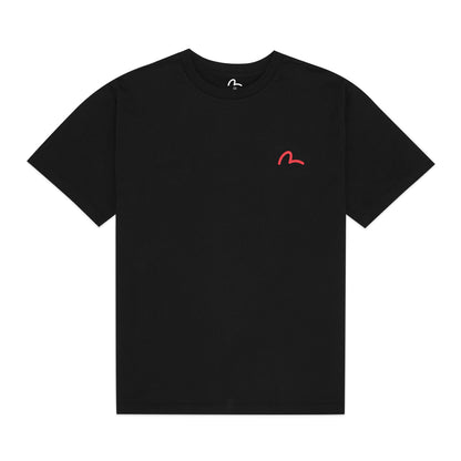 Evisu Red Seagull Print T-Shirt