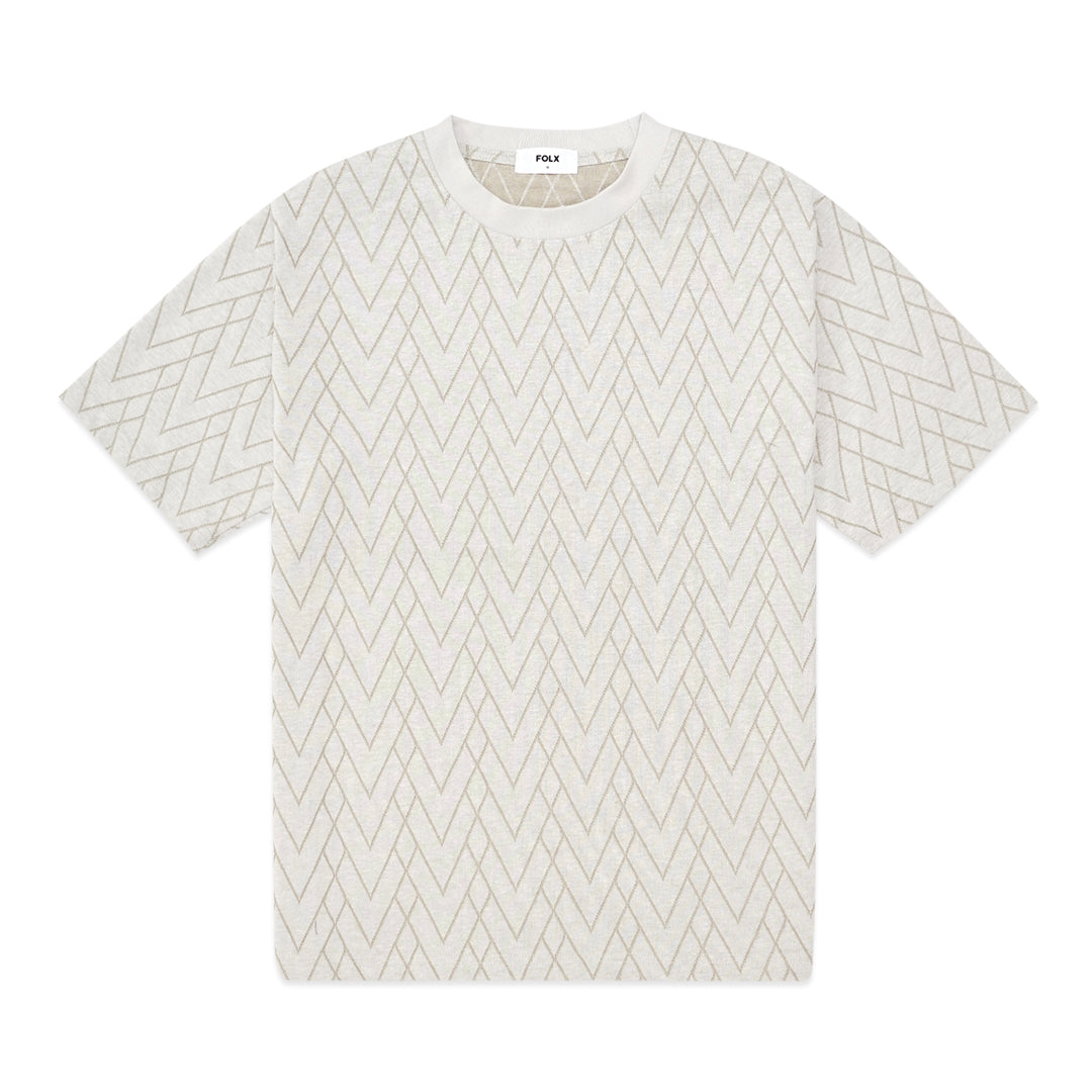 FOLX Jacquard V Patterns T-Shirt