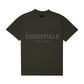 FOG Essentials Back Solid Rubber Text T-Shirt