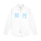 AAPE Oxford Center Text Long Sleeve Shirt