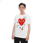 CDG Play Outline Emoji T-Shirt