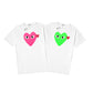 CDG Play Neon Heart T-Shirt