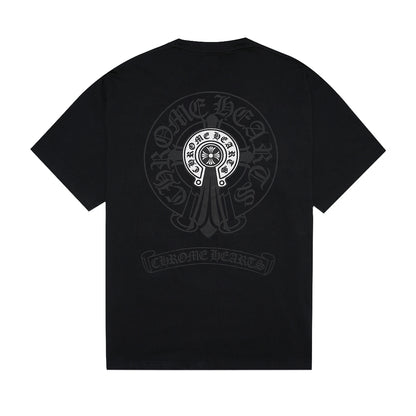 Chrome Hearts Double Horseshoe Cross T-Shirt