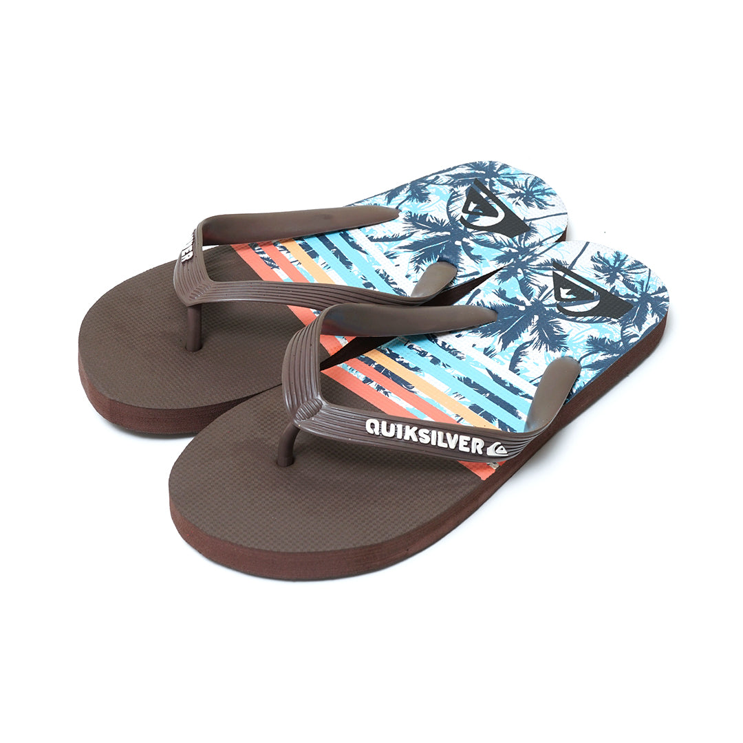 QKSV Beach Graphic Flip Flops