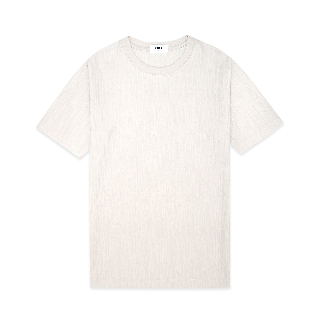 FOLX Vertical Textured T-Shirt