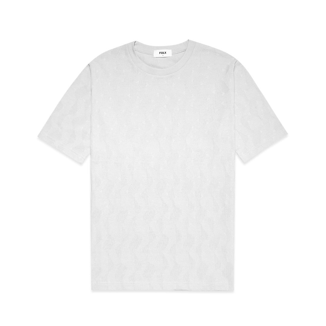 FOLX Jacquard Geometric Triangle T-Shirt