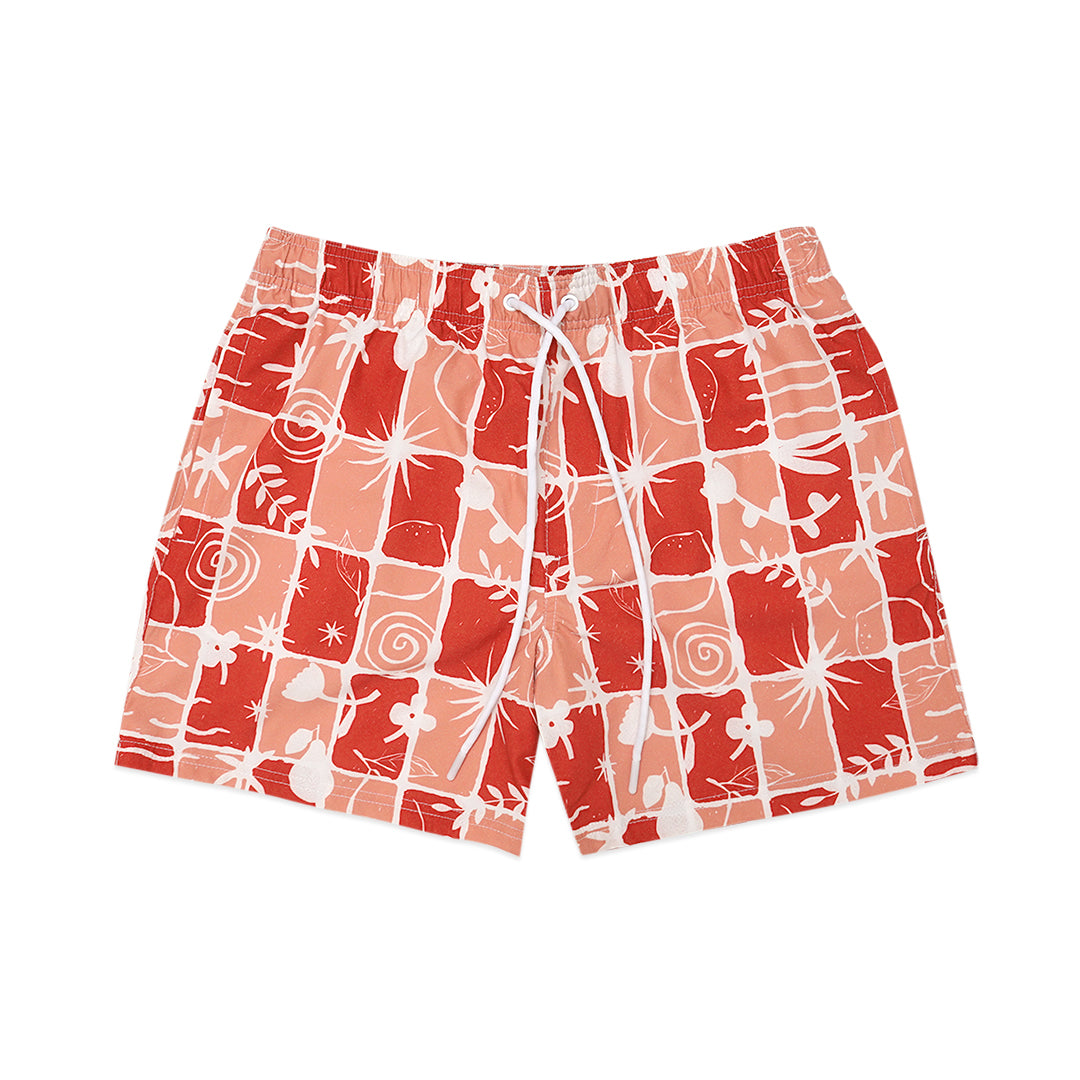 Cotton On Mixed Pattern Swim Shorts