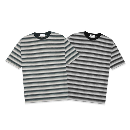 FOLX Oversized Gradient Stripes T-Shirt