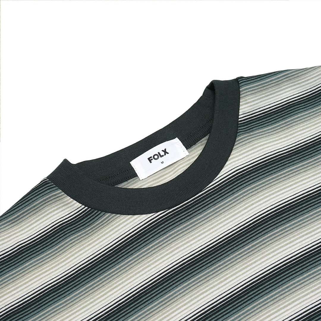 FOLX Oversized Gradient Stripes T-Shirt