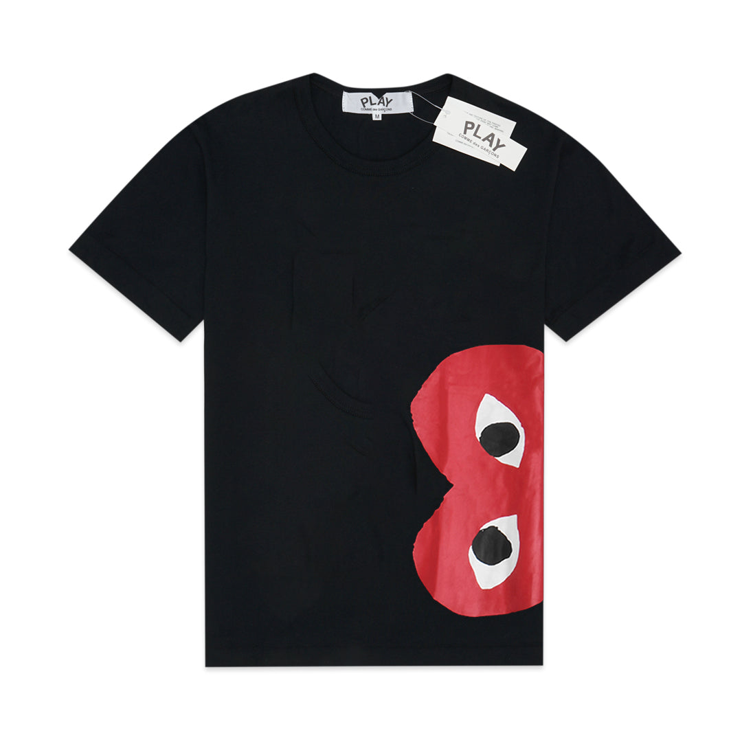 Cdg half heart clearance tee