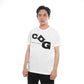 CDG Slanted Text Logo T-Shirt