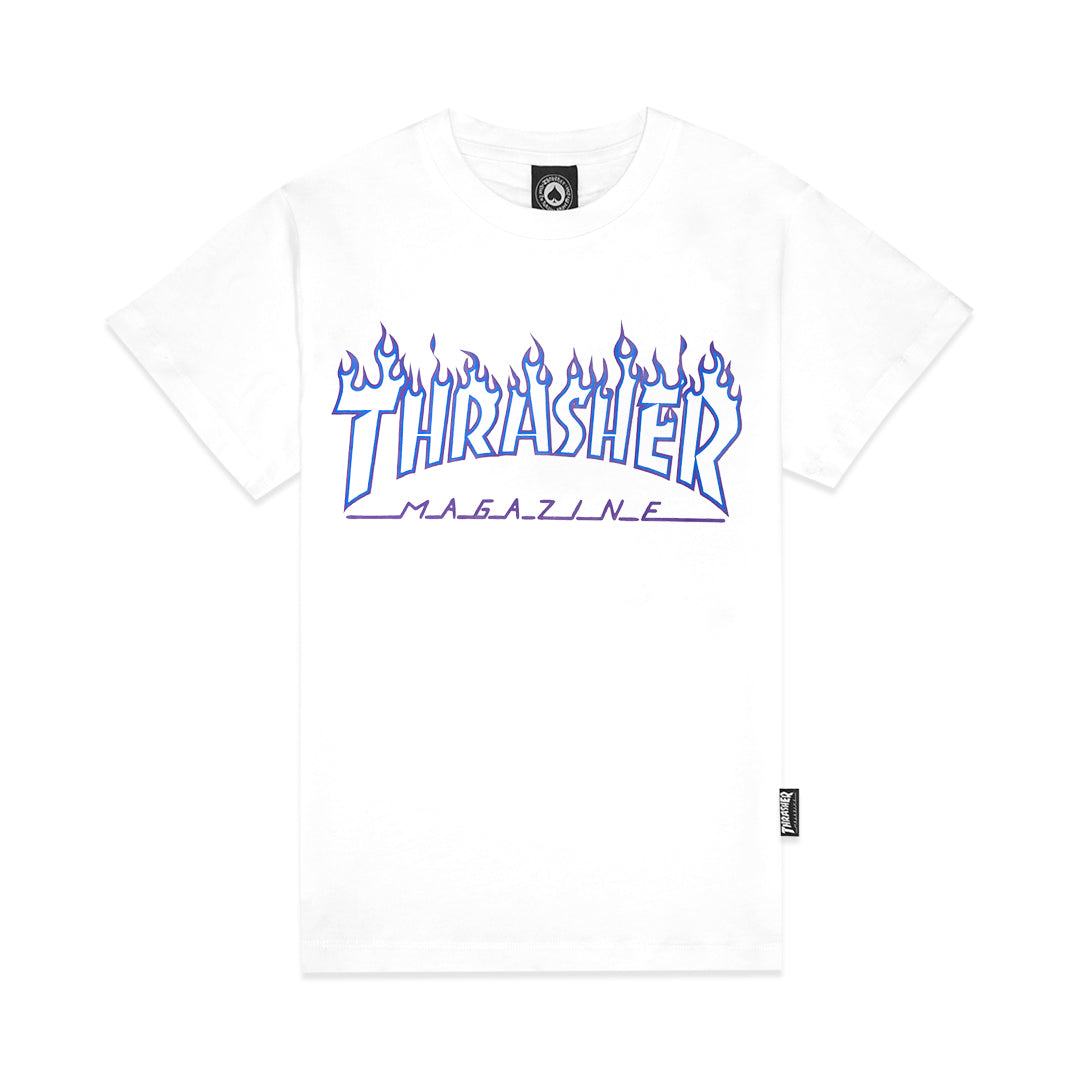 TSR Purple White Flame Logo T-Shirt