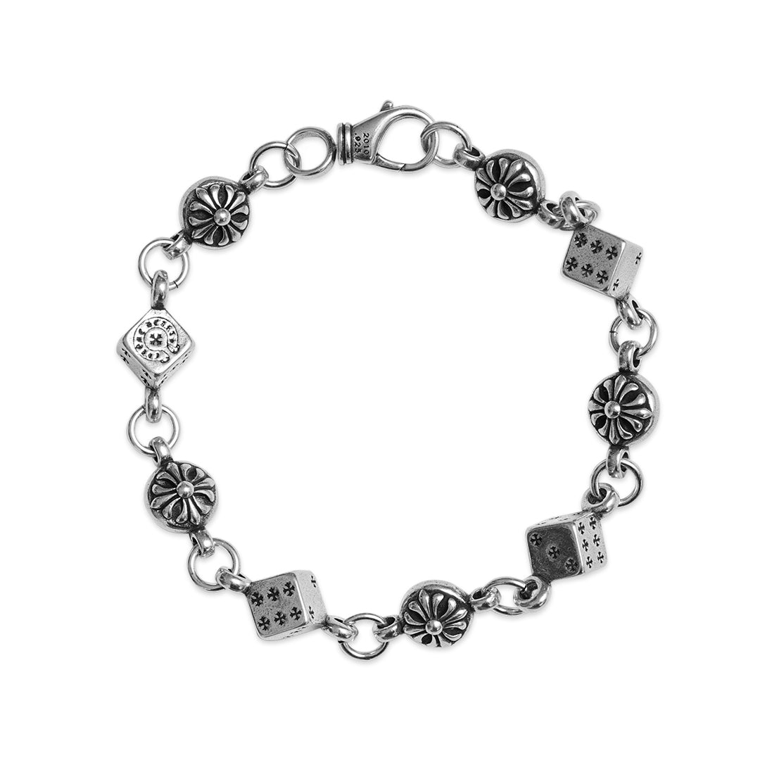 Chrome Hearts Dice And Crossball Bracelet