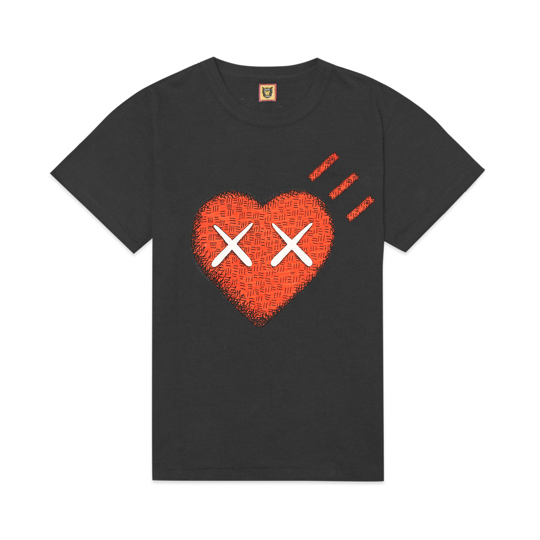 Human Made X KWS Orange Heart T-Shirt