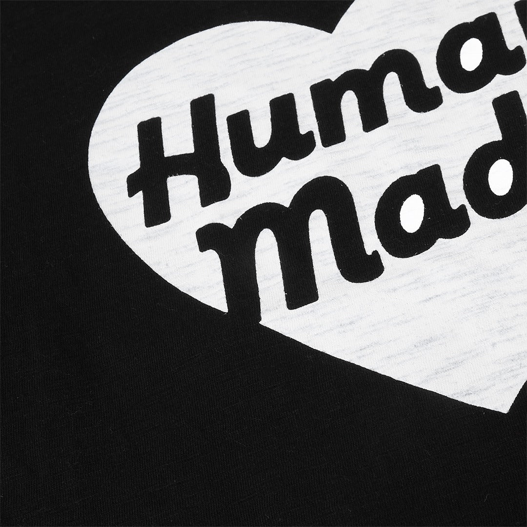 Human Made Heart Logo T-Shirt Black – SANGKIL