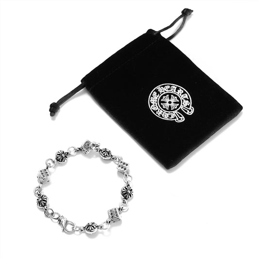 Chrome Hearts Dice And Crossball Bracelet