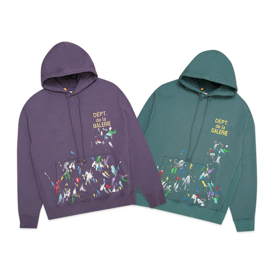 Gallery Dept Paint Splatter Hoodie