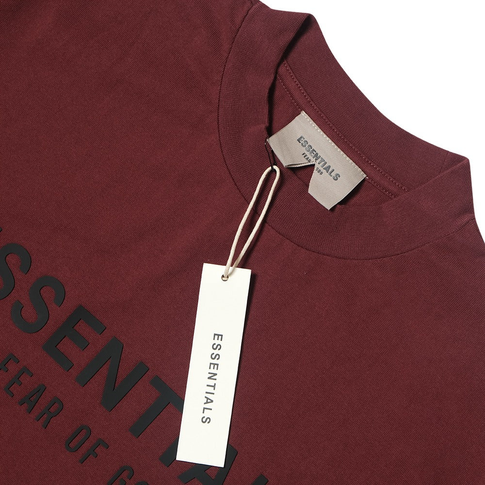 FOG Essentials T-Shirt Dress Maroon