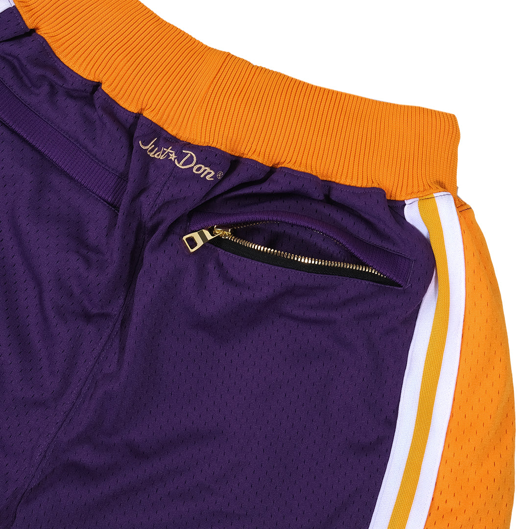 Just don lakers shorts hot sale purple