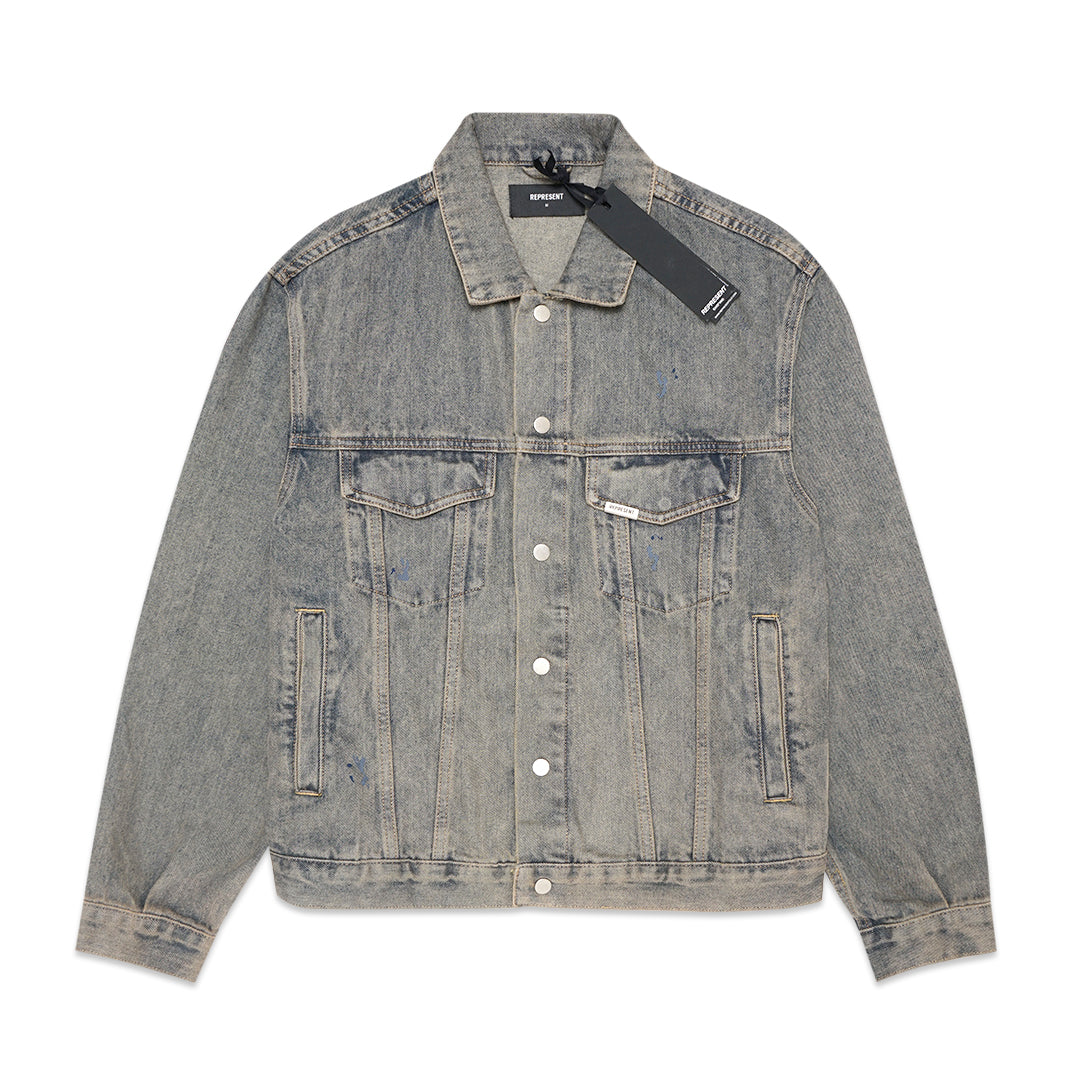 Represent Washed Denim Jacket