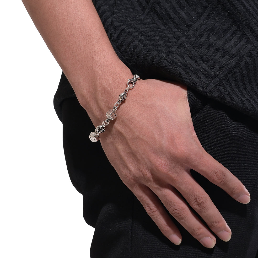 Chrome Hearts Dice And Crossball Bracelet