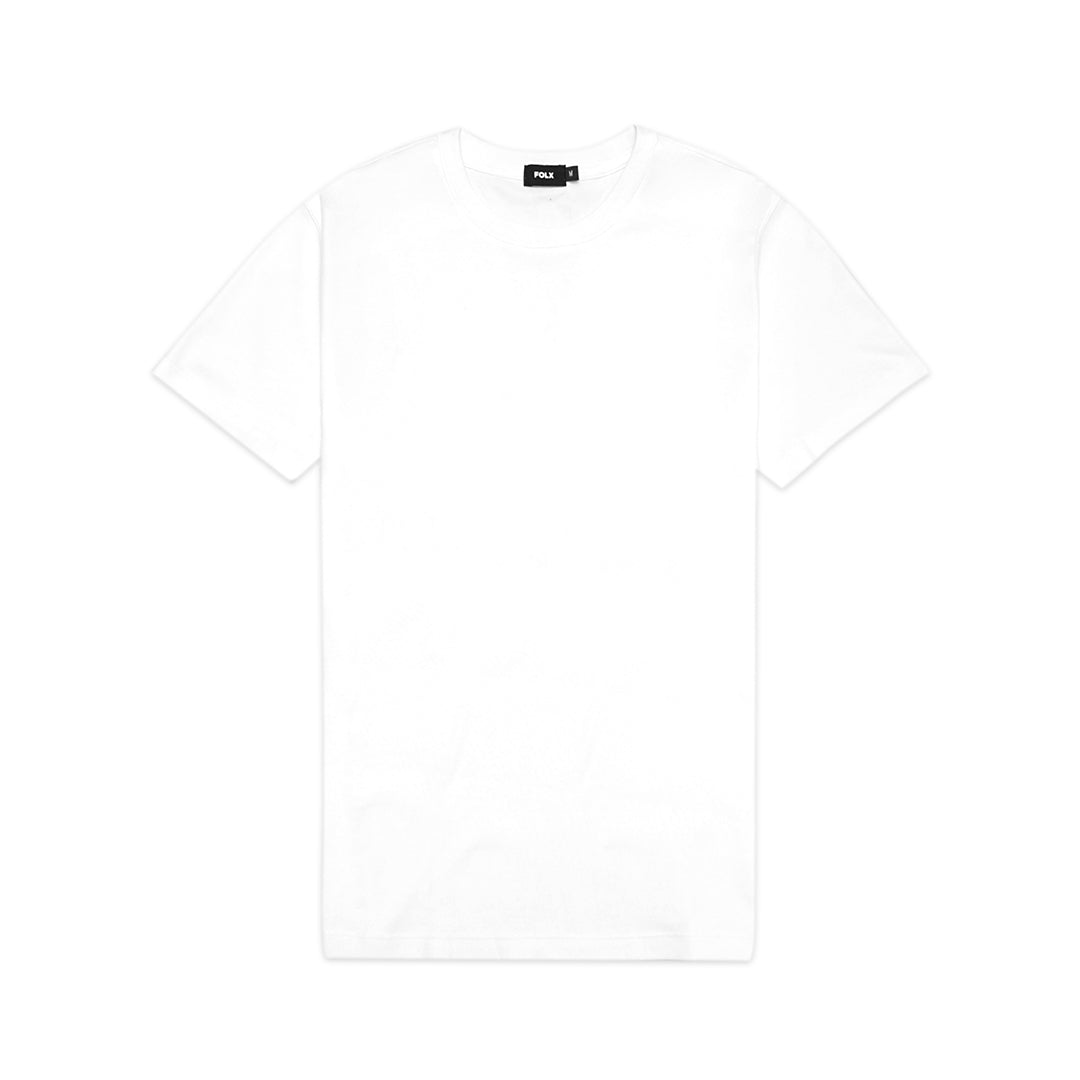 FOLX Regular Fit Mercerised Cotton T-Shirt