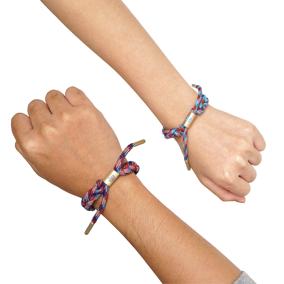 Rastaclat Fellowship Braided Couple Bracelet Set