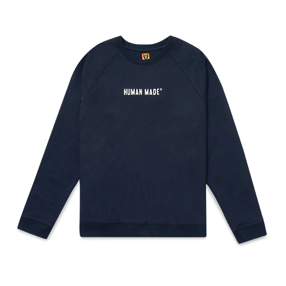 Human Made Raglan Crewneck Sweatshirt Navy – SANGKIL