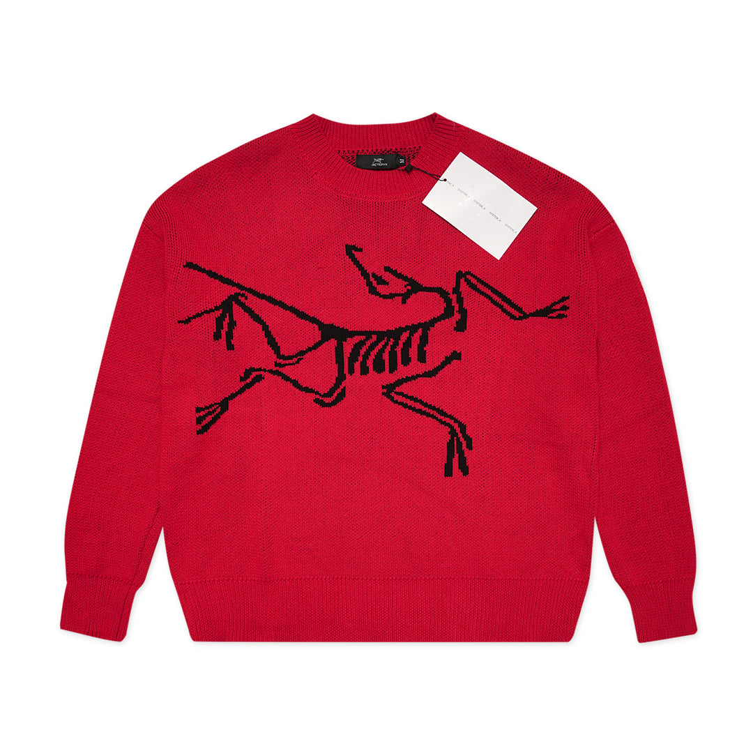 Arc'teryx Logo Knitted Sweater Red – SANGKIL